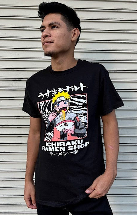 Epicplacess T Shirt S / Black Anime  Graphic Black T-shirt THM103