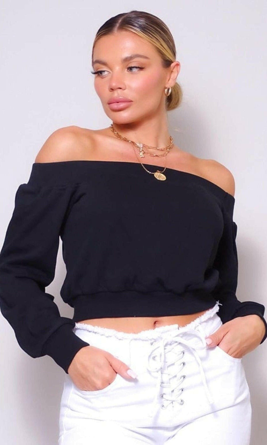 Epicplacess tops Small / Black / UNITED STATES Wanderlust Vibes Off Shoulder Tops