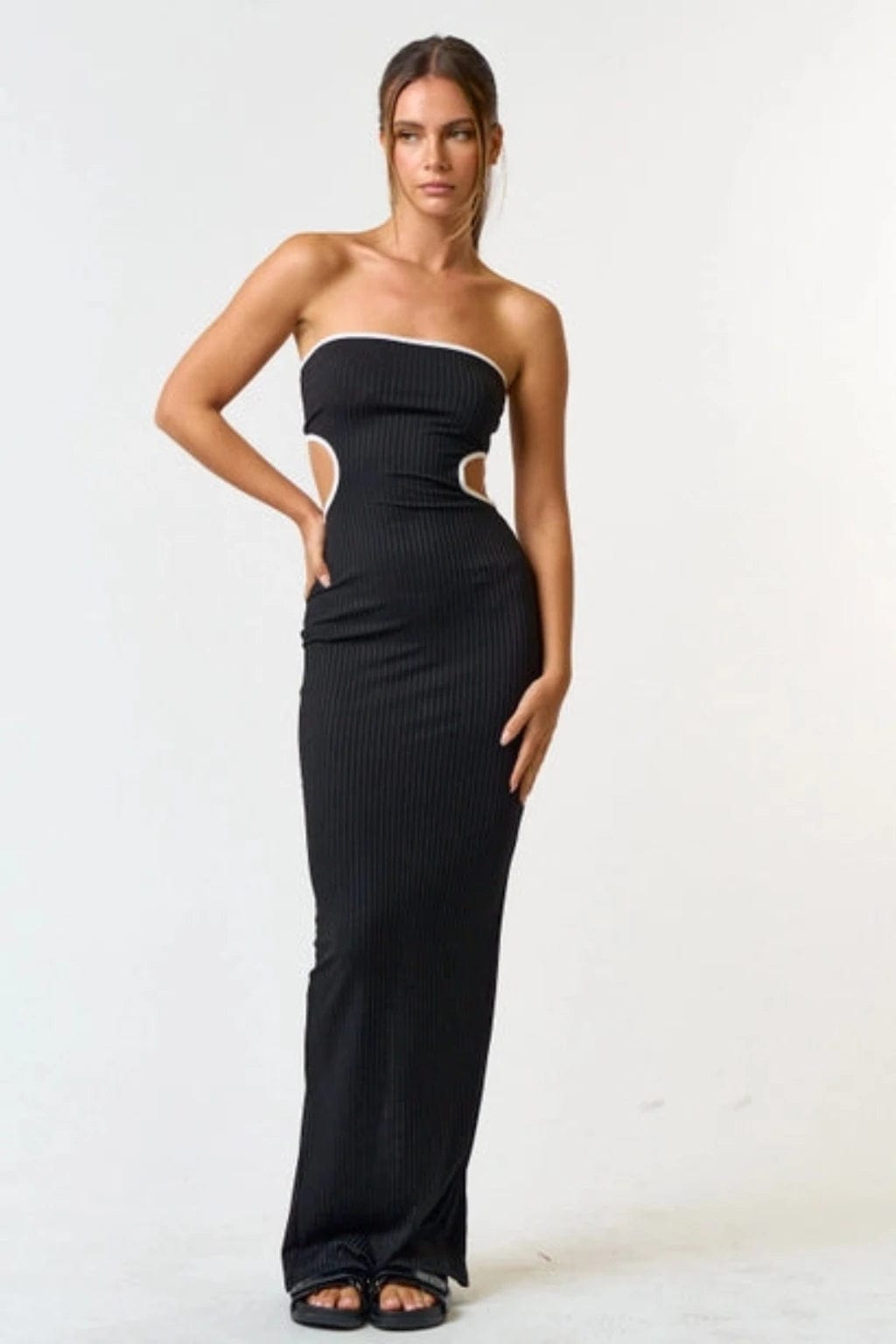 Let's Go Out Long Maxi Dress Black Dress Epicplacess Black M 