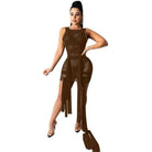 Epicplacess dress Brown / S / United States Date Night Black Fit Mini Dress 773585-Brown-S