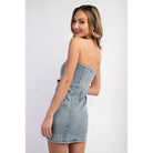 Dreamweaver Denim Mini Dress Dress Epicplacess   