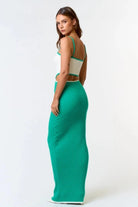 Forward Sweater Maxi Dress-Orange Dress Epicplacess Green Medium 