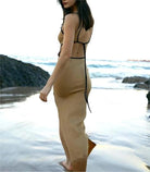 Epicplacess Dress Khaki / L Sexy in The Sun Khaki Maxi Dress RCWJ01419