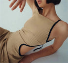 Epicplacess Dress Khaki / S Sexy in The Sun Khaki Maxi Dress RCWJ01417