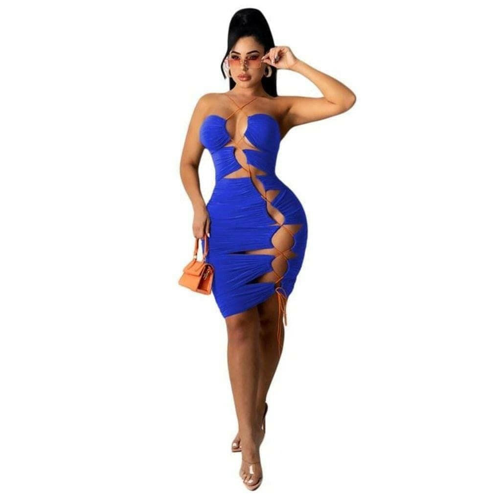 Lace Up Queen Mini Dress dress Epicplacess   