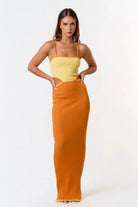 Forward Sweater Maxi Dress-Orange Dress Epicplacess Orange Small 