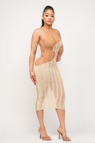 Wave My Body Coverup Maxi Dress Dress Epicplacess S Beige 