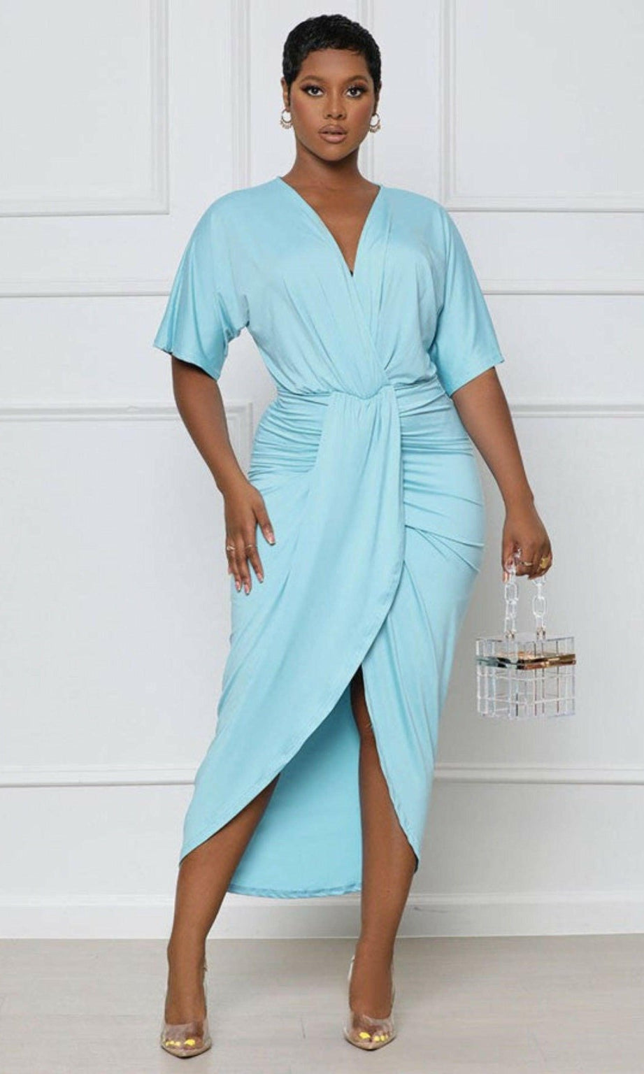 Epicplacess Dress S / blue Sultry Explore Heart Sexy Maxi Dress BYC-9730-3
