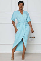 Sultry Explore Heart Sexy Maxi Dress Dress Epicplacess S blue 