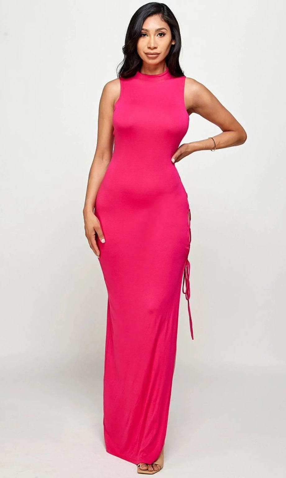 Epicplacess Dress Super Ava Shapewear Maxi Dress - Pink