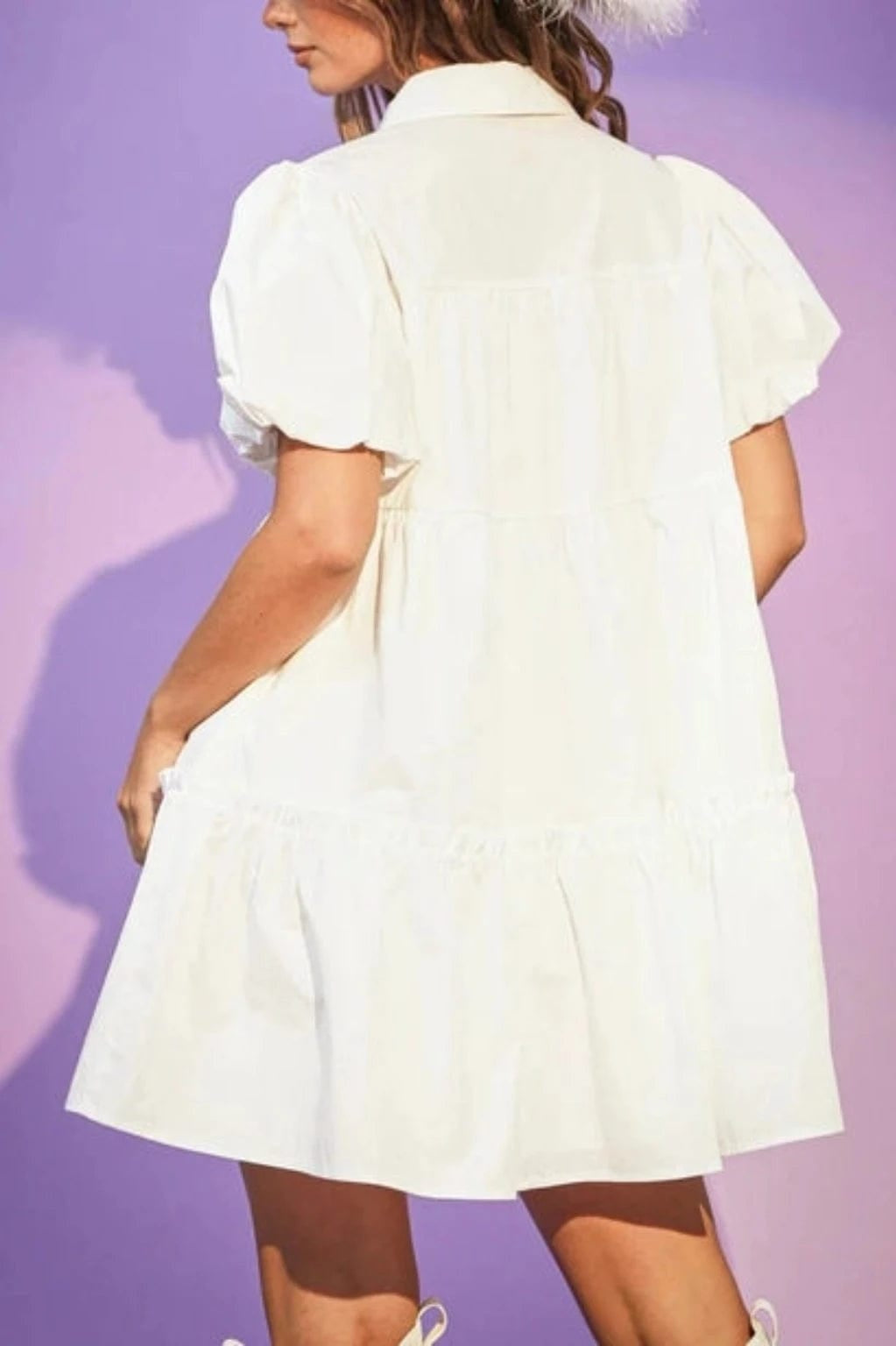 Epicplacess Dress XL / White Crown The Queen Babydoll Dress RCJY00617