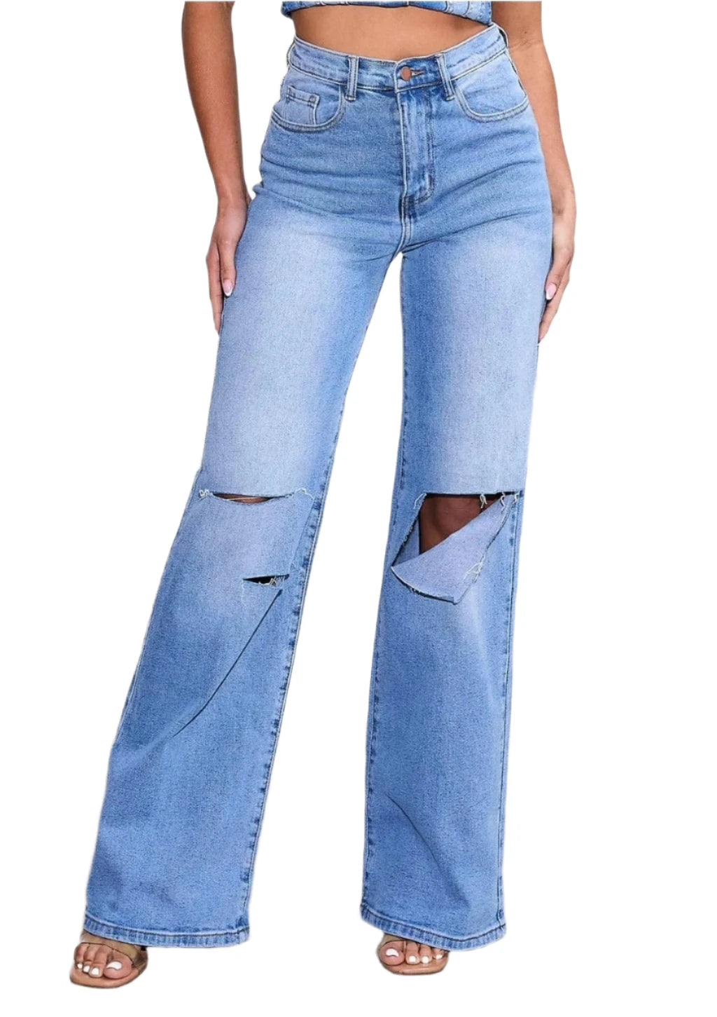 Catching Your Eye Straight Leg Jeans-Blue jeans Epicplacess 0 Blue 