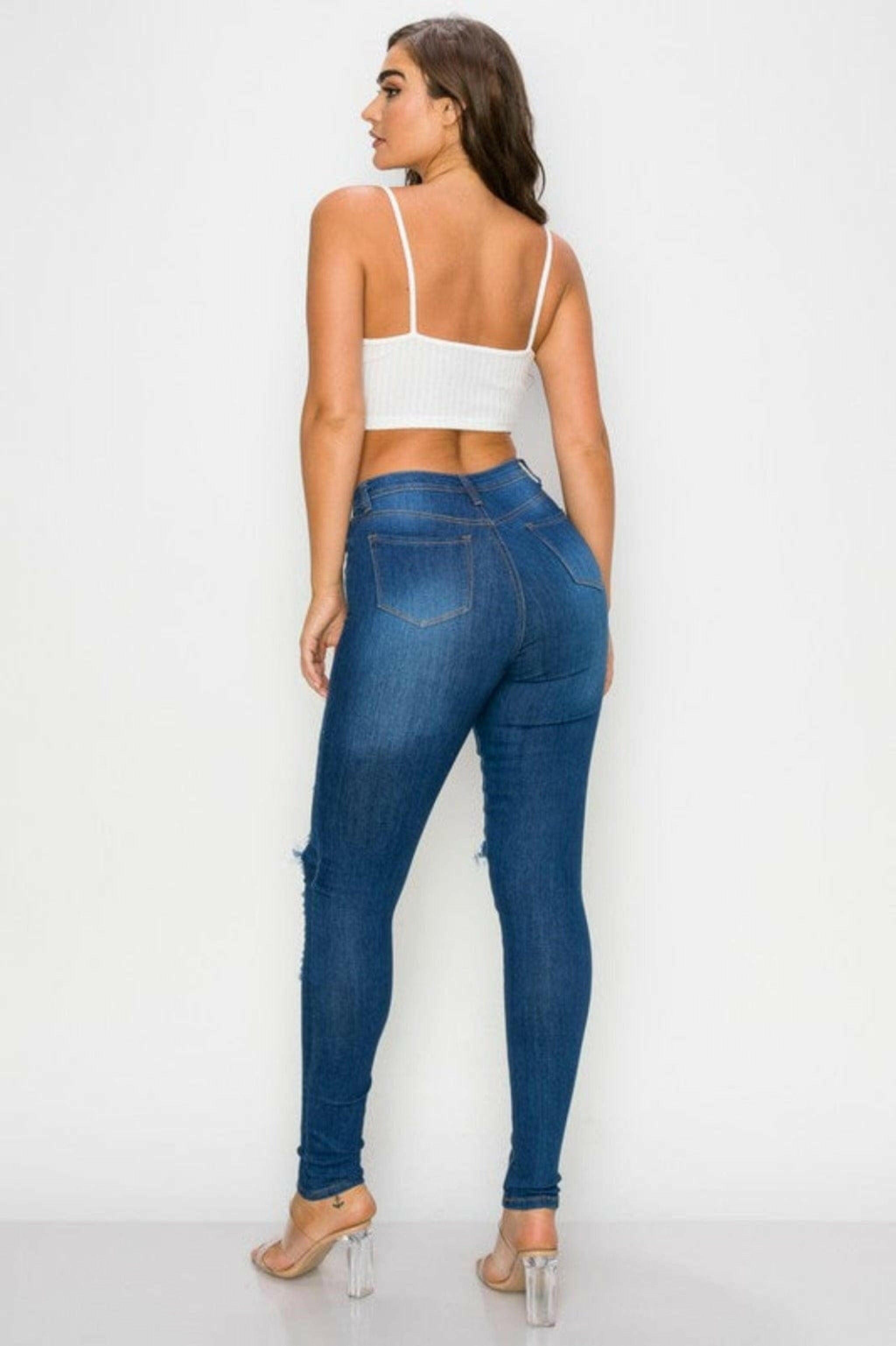Epicplacess JEANS Ootd Vibes High Waisted Women Jeans