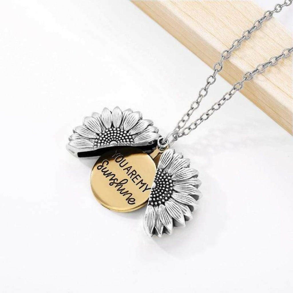 Epicplacess Jewelry Silver / United States Holy Grail Sunflower GOLD Pendant Necklaces 521414-Silver Plated-United States