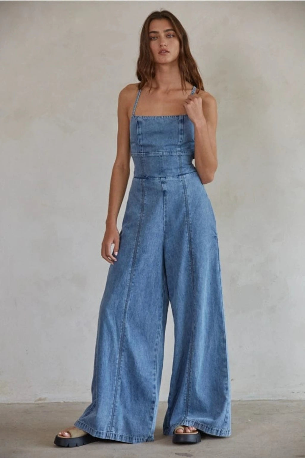 Retro Women Denim Jumpsuit jumpsuits Epicplacess Blue S 