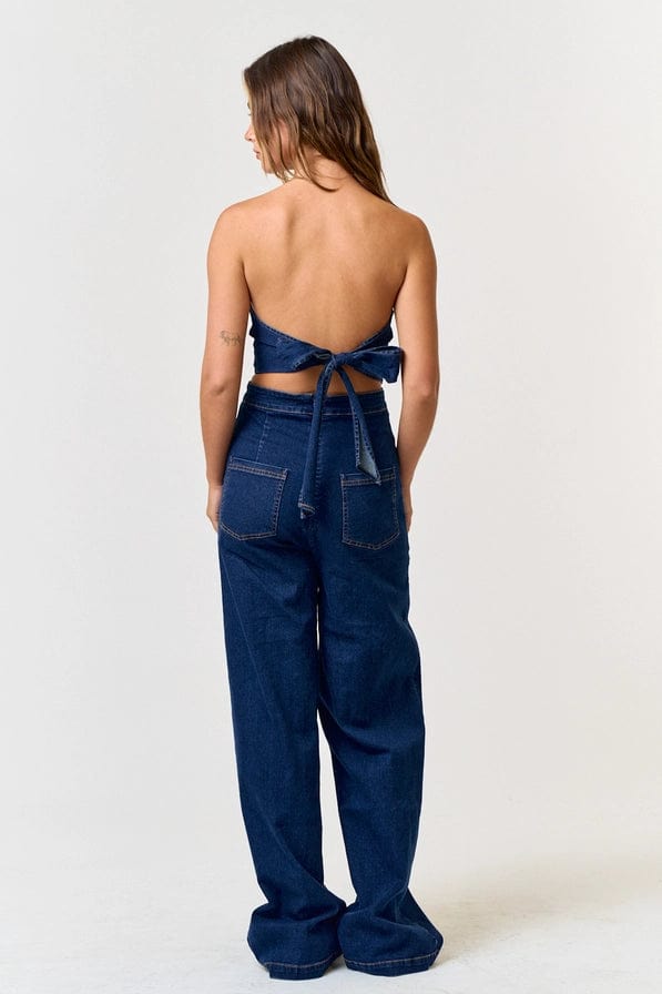 Denim Night Woman's Jumpsuit jumpsuits Epicplacess   