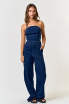 Denim Night Woman's Jumpsuit jumpsuits Epicplacess   