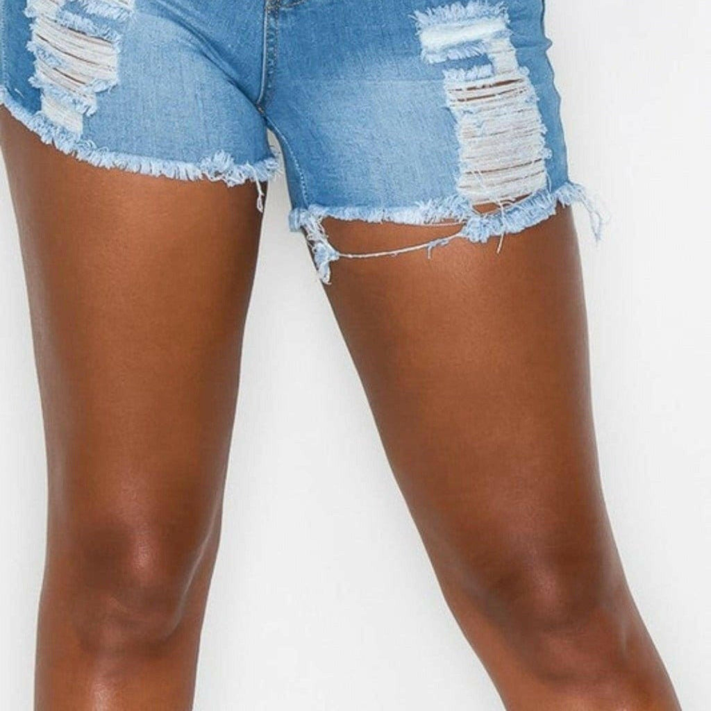 Epicplacess Shorts small / Blue / united states STAY COOL ALL DAY DENIM SHORTS 2103