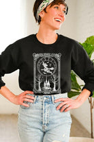 SPOOKY TIME CROPPED TEDDY SWEATER Sweatshirt Epicplacess Small Black 