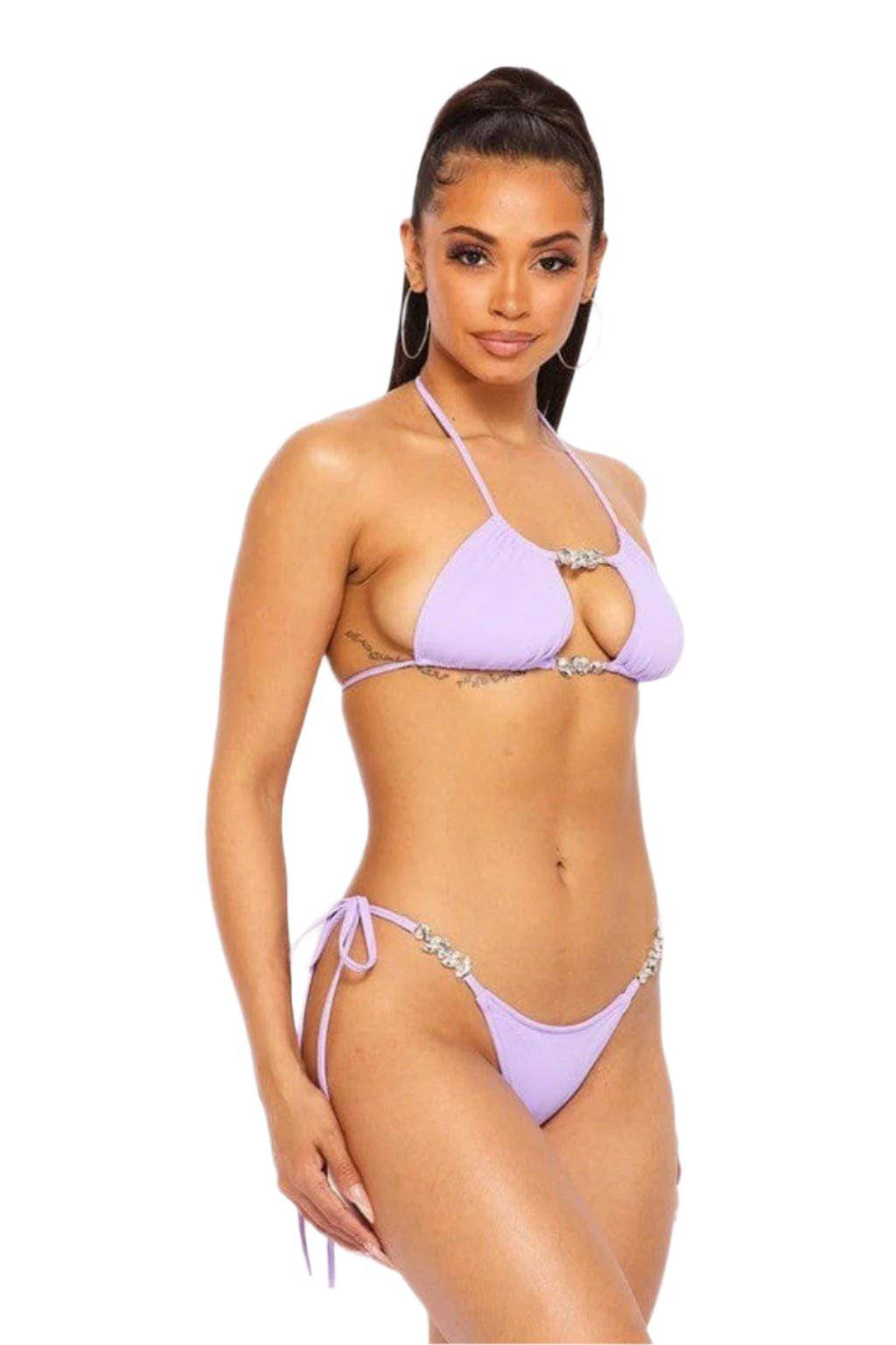 All Day in Two Piece Swimsuits swimsuits Epicplacess S Purple 