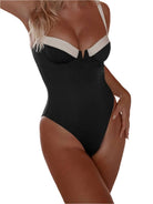 Classic Contrst One Piece Swimsuits Swimwear Epicplacess   