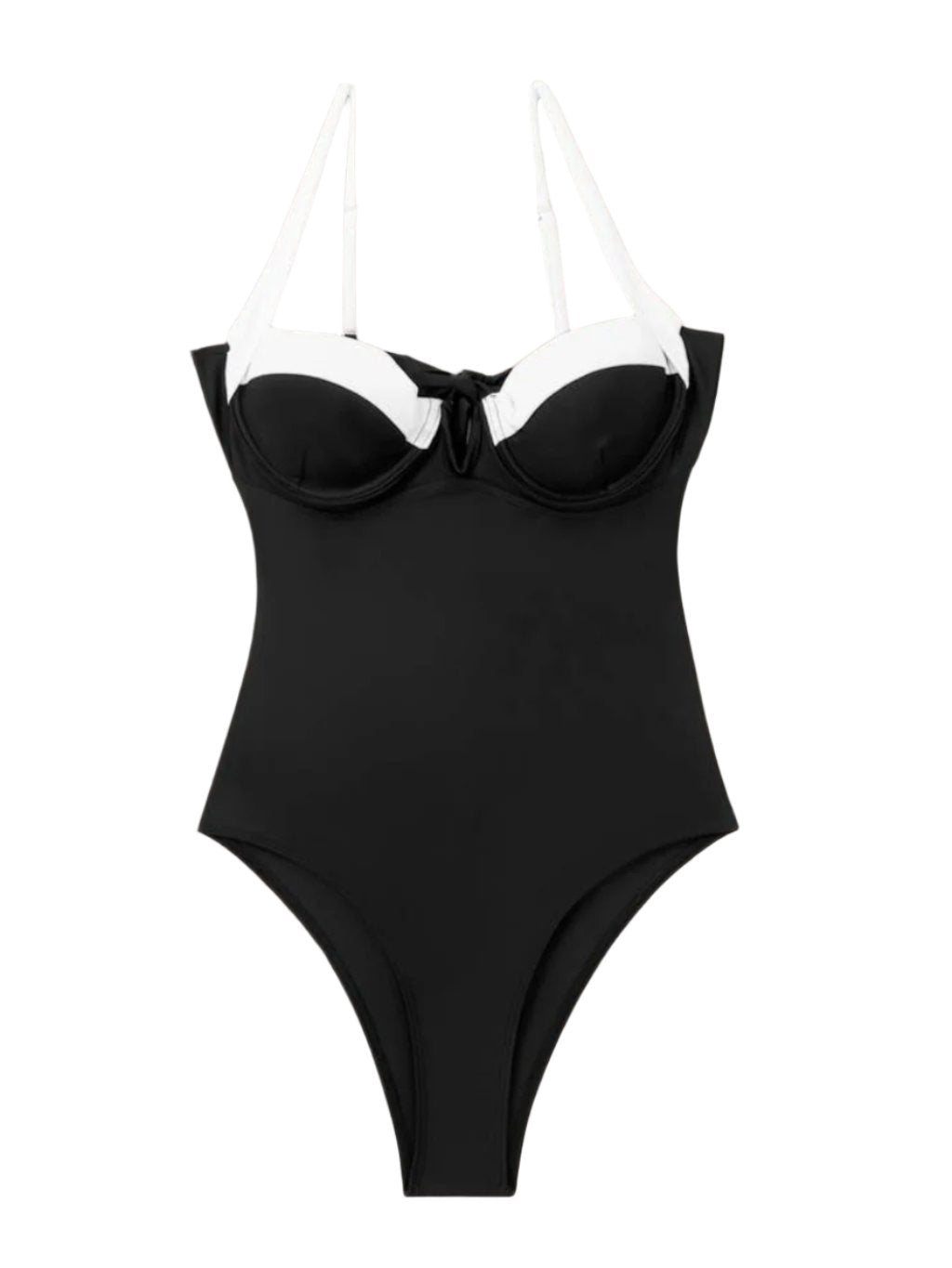 Classic Contrst One Piece Swimsuits Swimwear Epicplacess   