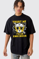 Trust Me Im Am Engineer Tops T Shirt Epicplacess L Black 