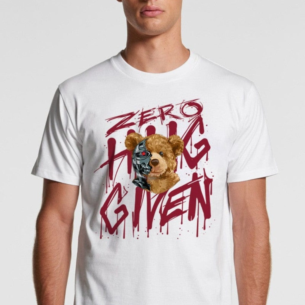 Epicplacess T Shirt Zero Hug Given Half Bear T-Shirt