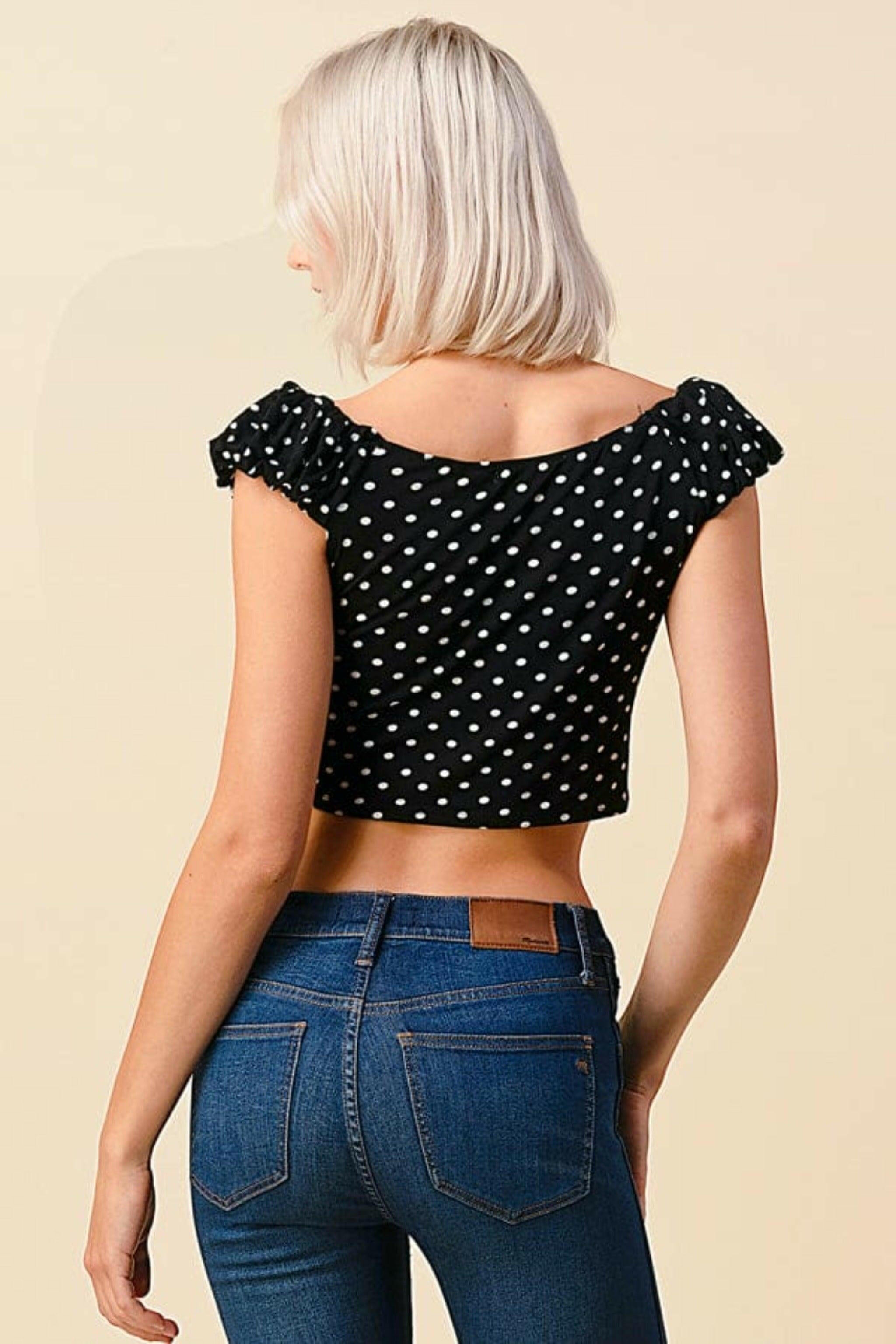 Ruffle Cute Sleeve Crop Tops tops Epicplacess   