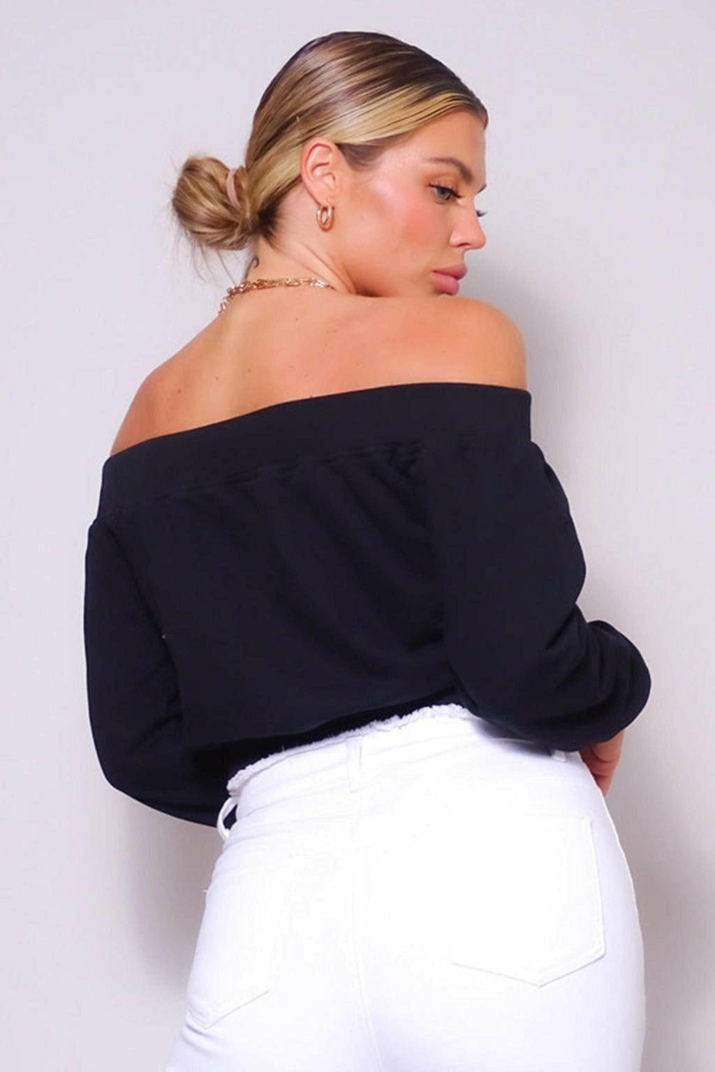 Wanderlust Vibes Off Shoulder Tops tops Epicplacess   