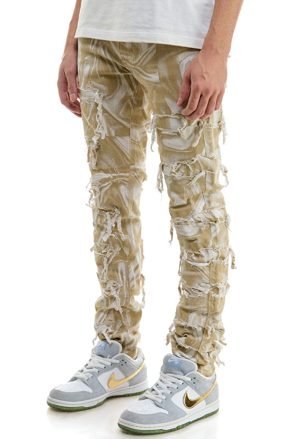 Up And Way Frayed Straight Skinny Jeans jeans Epicplacess   