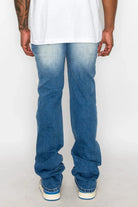 Through It Ripped Skinny Flared Jeans - Blue JEANS Epicplacess   