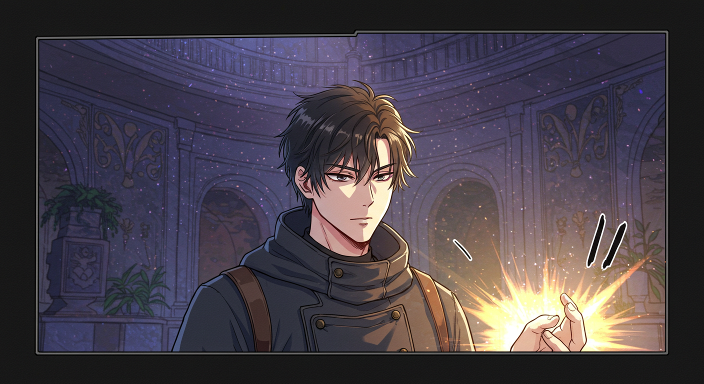 Sung Jin-Woo in shadow armor with glowing eyes surrounded by his shadow army